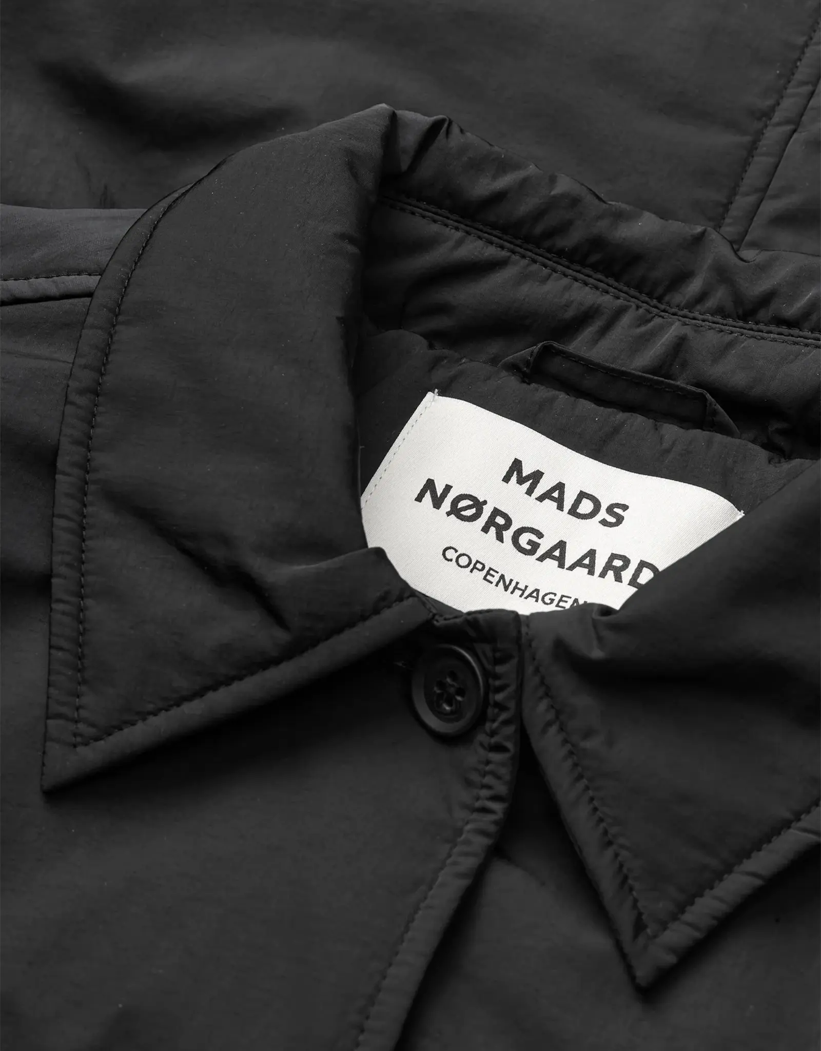 Mads Norgaard MADS NØRGAARD SHERLON JACKET - BLACK