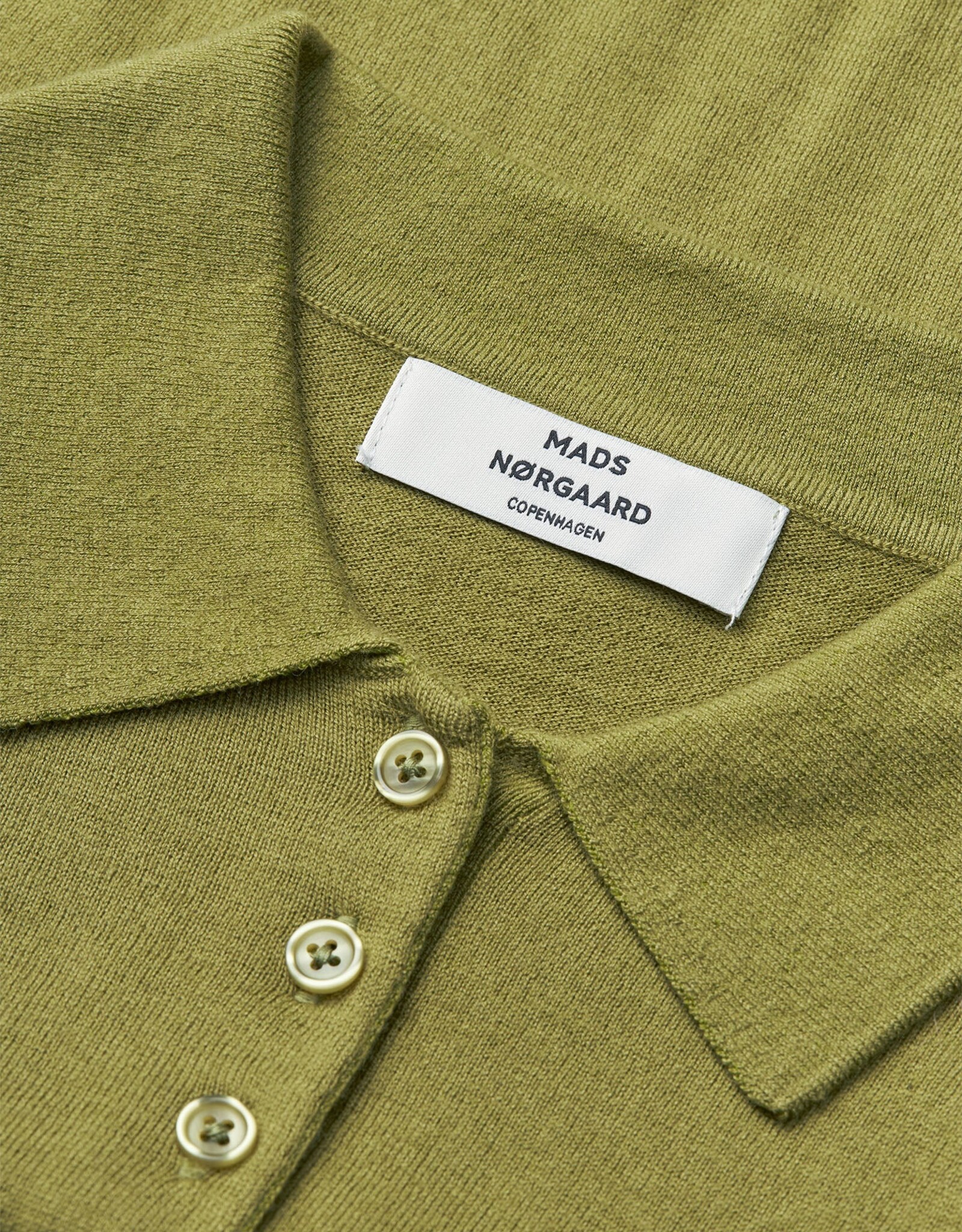 Mads Norgaard MADS NØRGAARD ROSA POLO - GREEN