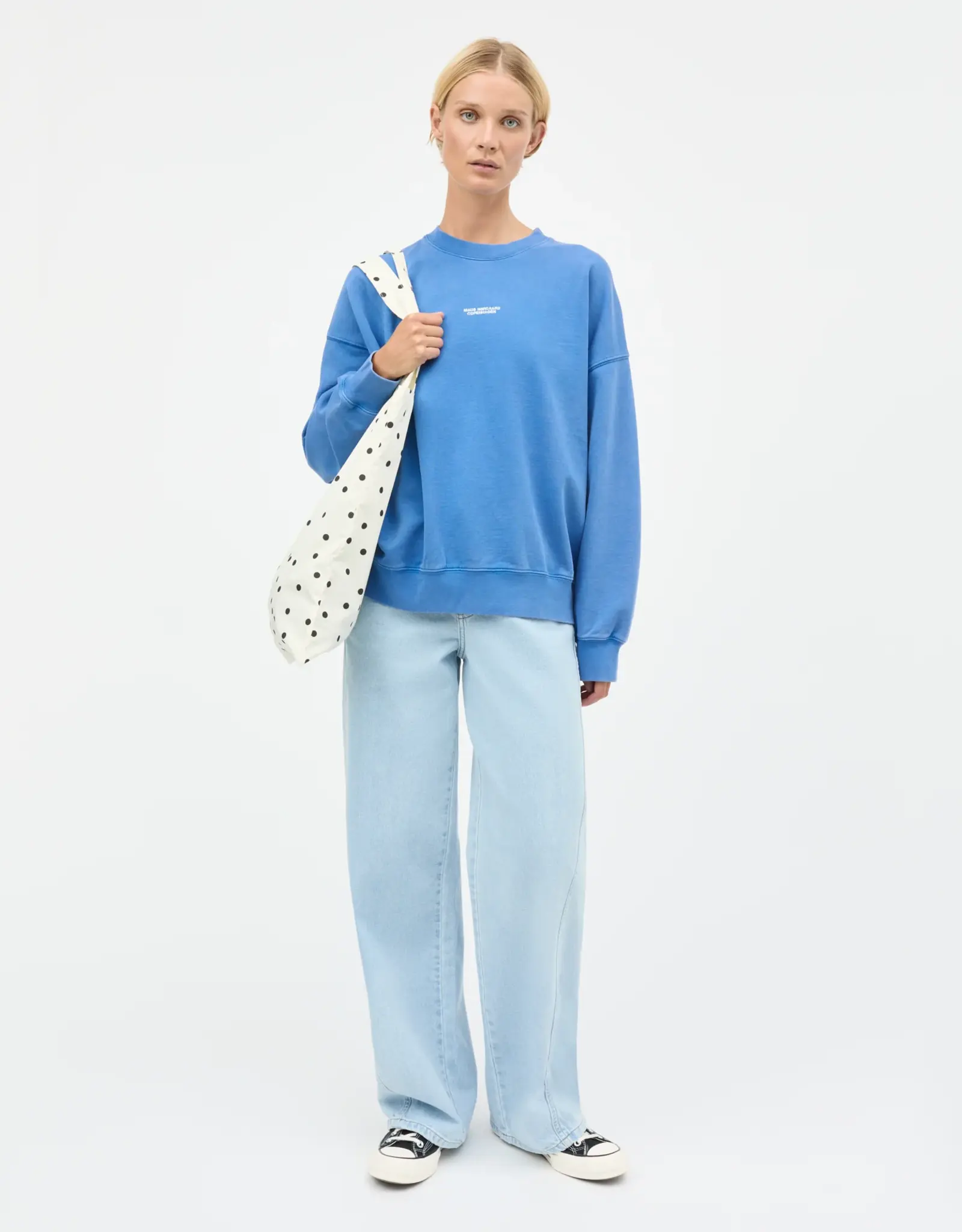 Mads Norgaard MADS NØRGAARD ATLI SWEATSHIRT - COBALT
