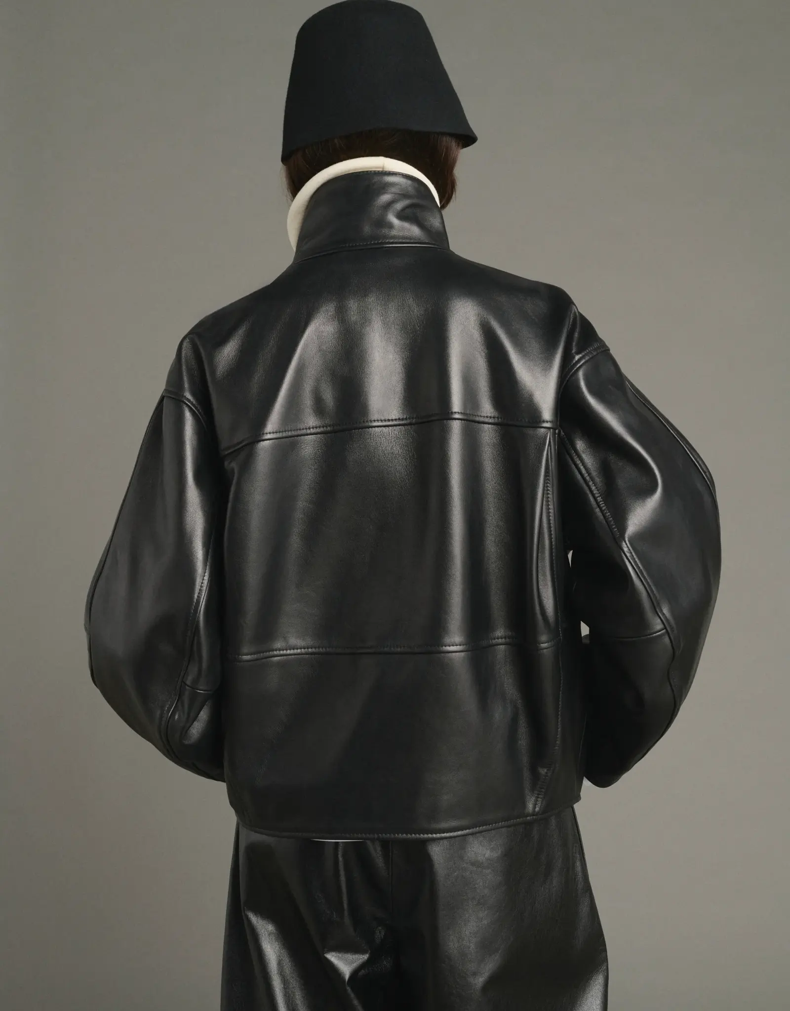 soeur SOEUR GAMMA LEATHER JACKET - BLACK