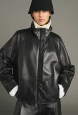 soeur SOEUR GAMMA LEATHER JACKET - BLACK