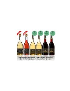 Jörg Geiger Alcoholvrij Proefmixdoos Gault&Millau (6 flessen)