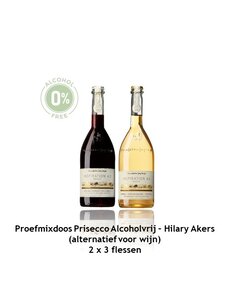  Proefmixdoos Prisecco Alcoholvrij - Hilary Akers (6 flessen)