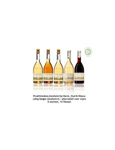 Jörg Geiger Alcoholvrij Proefmixdoos Alcoholvrije Kerst, Oud & Nieuw (12 flessen)