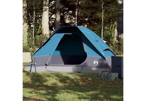 Koepeltent 2-persoons waterdicht blauw