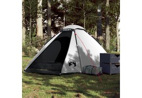 Koepeltent 4-persoons waterdicht verduisterend stof wit