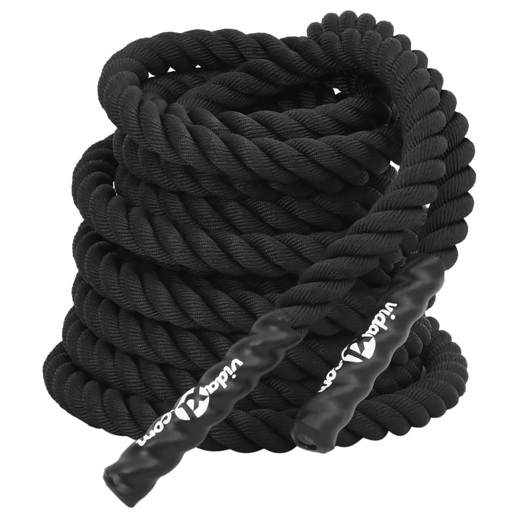 Battle Rope Zwart 15 m 11 kg Polyester