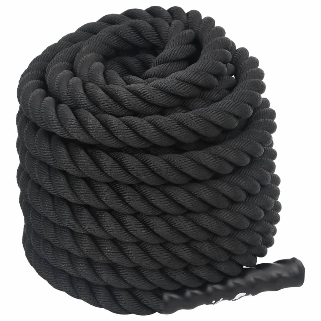 Battle Rope Zwart 15 m 11 kg Polyester