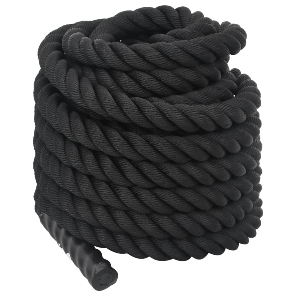 Battle Rope Zwart 15 m 11 kg Polyester