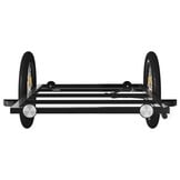 Fietstrailer 135x68x37 cm ijzer zwart