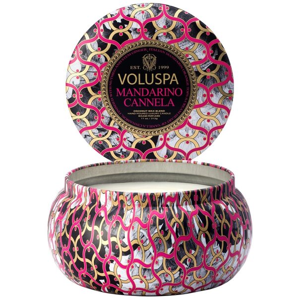 Mandarino Cannela - 2 Wick Maison Tin Candle