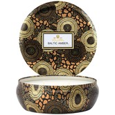 Baltic Amber - 3 Wick Tin Candle