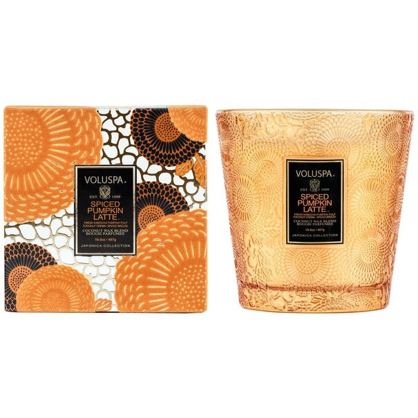 Spiced Pumpkin Latte - 2 Wick Heart Candle