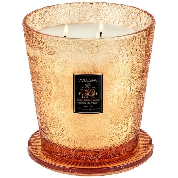 Spiced Pumpkin Latte - 3 Wick Hearth Candle