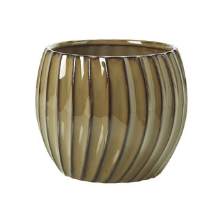 Rudolph Jaro Mokka reactief pot (ø13cm h11cm)