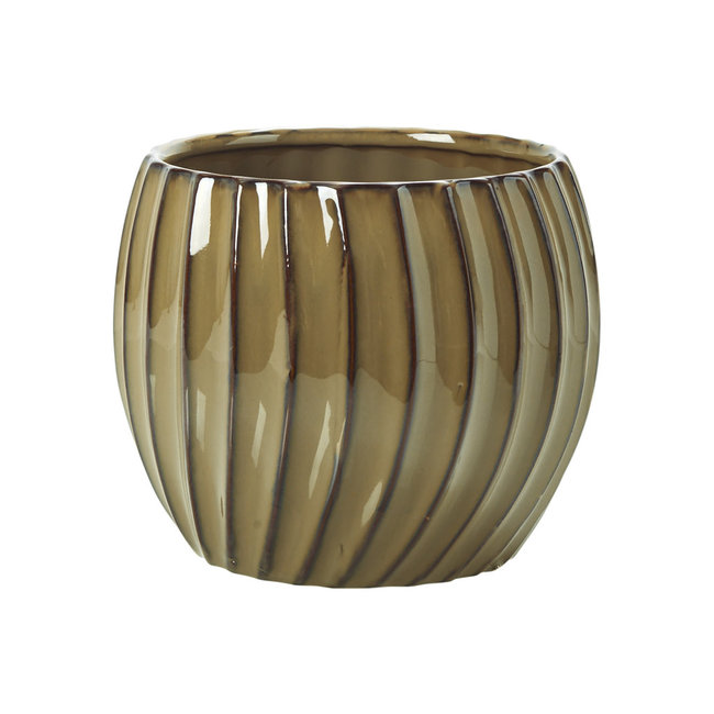 Rudolph Jaro Mokka reactief pot (ø13cm h11cm)