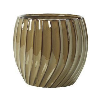 Rudolph Jaro Mokka reactief pot (ø18,5cm h15cm)