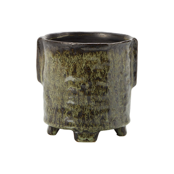 Rudolph Pot Silas green-gray (ø10.5cm h11cm)