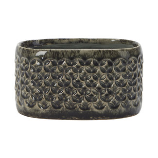 Rudolph Bowl Zora shade green (21cmx12.5cmx11.5cm)