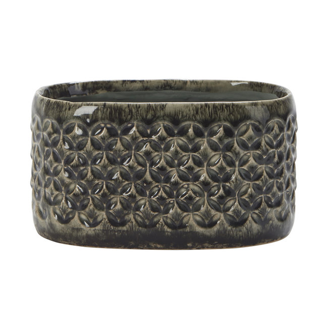 Rudolph Bowl Zora shade green (21cmx12.5cmx11.5cm)