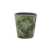 Pot Ilaria dark green ø13cm h14cm