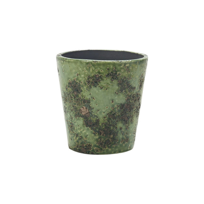 Rudolph Pot Ilaria vert foncé ø13cm h14cm
