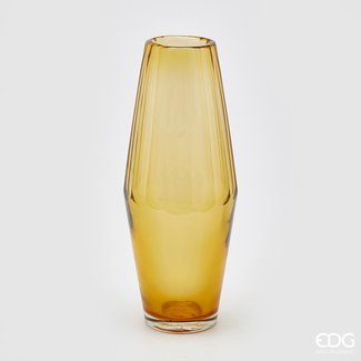 Enzo De Gaspari Glazen vaas 'Rombo' (H41cm / ø16cm)