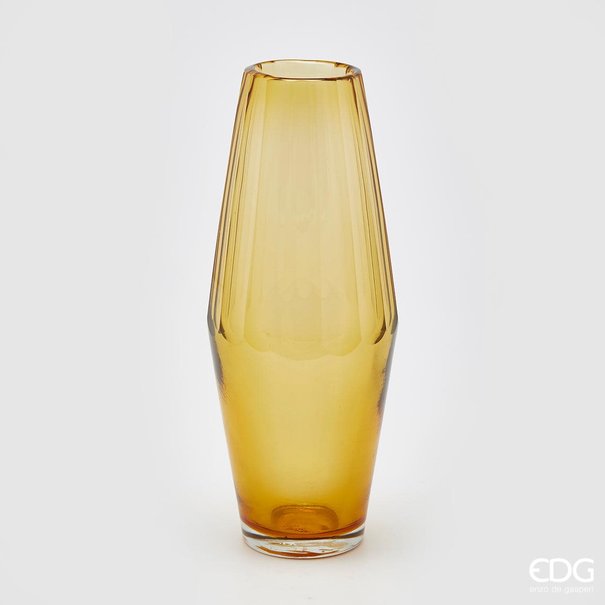 Enzo De Gaspari Glass Vase 'Rombo' (H41cm / ø16cm)