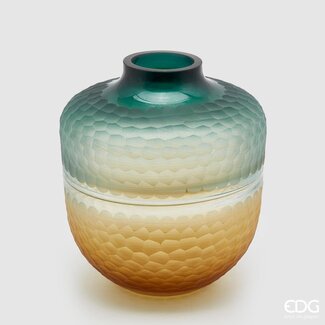 Enzo De Gaspari Glass Vase 'Orcio' (H29cm / ø26cm)