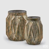 Ensemble de vase en métal (H35 et H30)