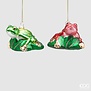 Christmas Ornament Frog (green)