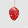 Decoratief kerstornament - eivorm (11 cm)