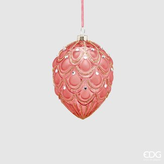 Enzo De Gaspari Decoratief kerstornament - eivorm (11 cm)