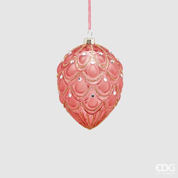 Enzo De Gaspari Decorative Christmas Ornament - Egg Shape (11cm)