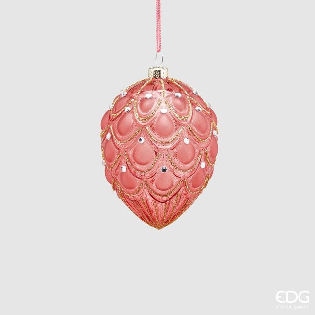 Enzo De Gaspari Decoratief kerstornament - eivorm (11 cm)