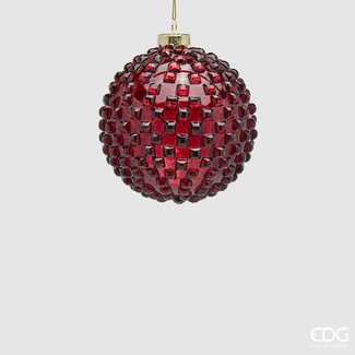 Enzo De Gaspari Glazen kerstbal 'Gems' (ø10cm)
