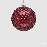 Glass Christmas Ball 'Gems' (ø12cm)