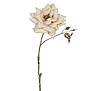 Rose on Stem Light Pink / Gold (52cm)