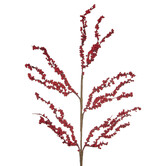 Decorative Tiny Berries on Stem Red (70cm)