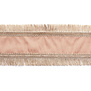 Fringed Edges Ribbon Pink 10cm (Price per Meter)