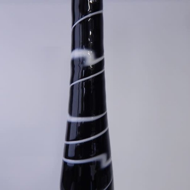 Carlo Nason Black Murano Vase