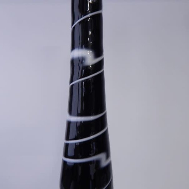 Carlo Nason Vase de Murano noir
