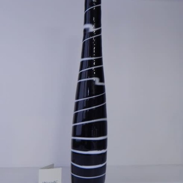 Carlo Nason Black Murano Vase