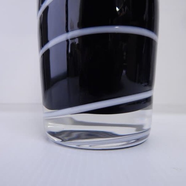 Carlo Nason Black Murano Vase