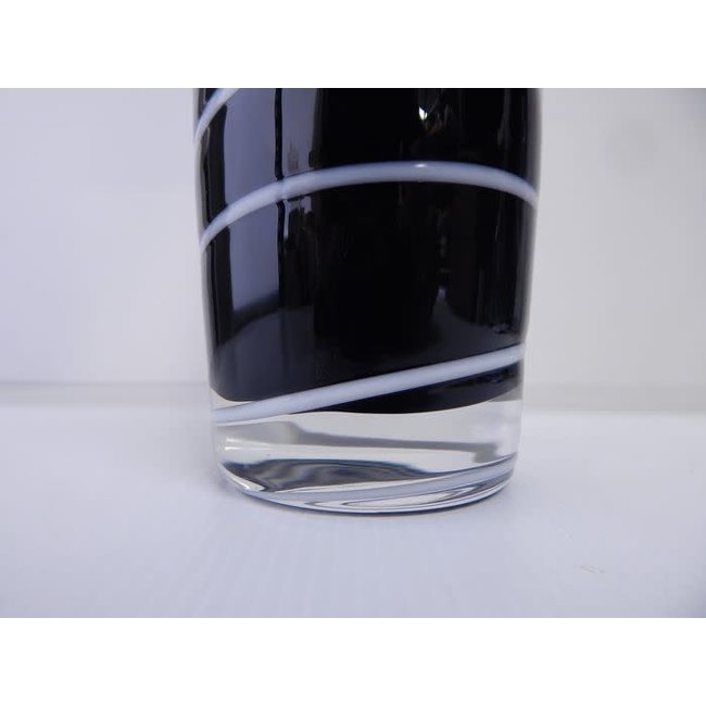 Carlo Nason Black Murano Vase