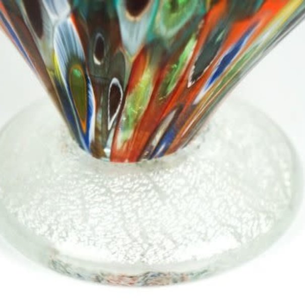 Imperio Rossi Murano Millefiori Mosaic Vase