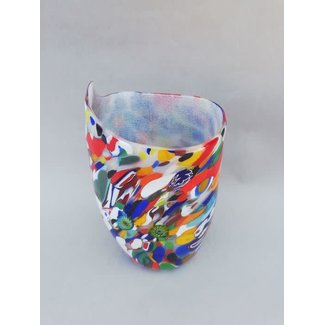 R.C.R. Crystal Murano Passatello Vase