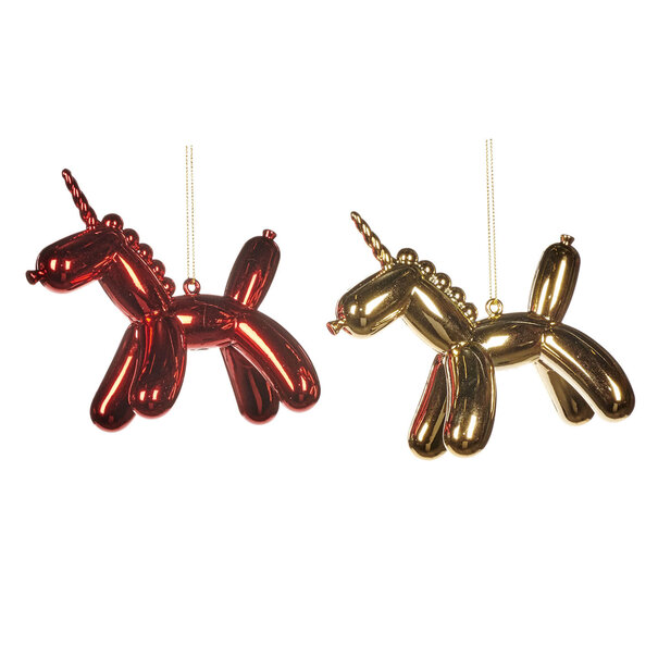 Balloon Animal Unicorn (12cm / gold)