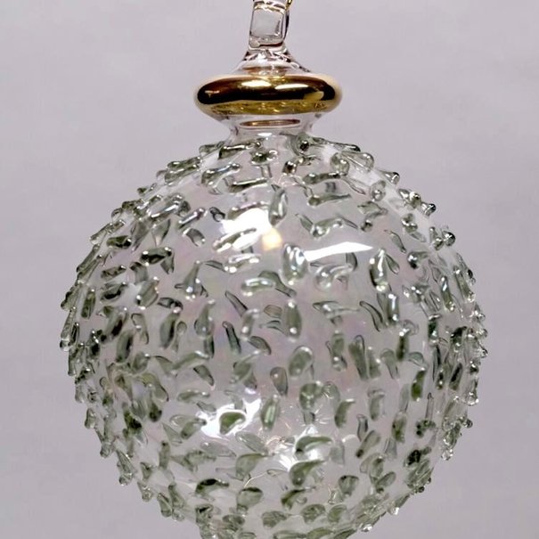 Daniel Ost Christmas Ball Green - ø8cm - C34