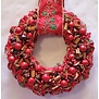 Hanging Christmas Wreath ø 35cm (red)